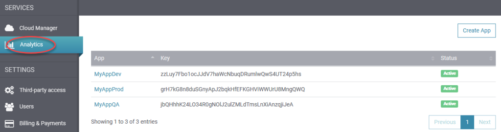 SearchStax Analytics Apps