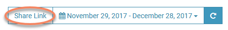 SearchStax Share Link Button
