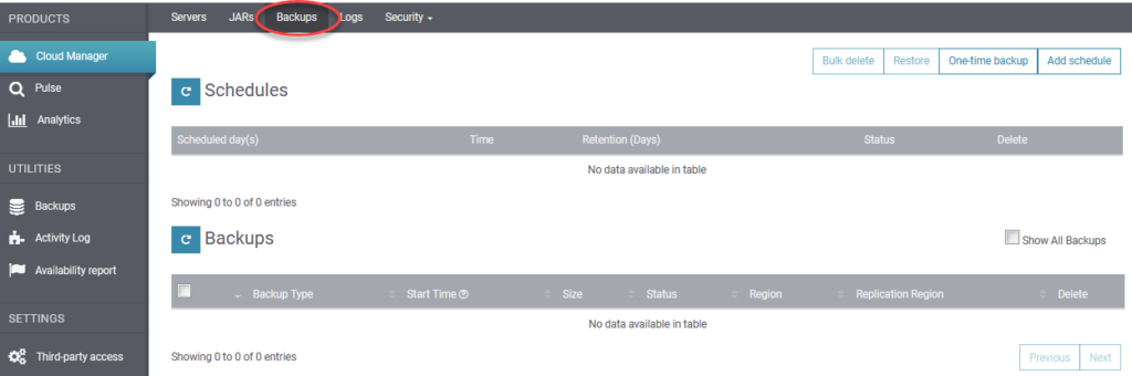 SearchStax Nav Menu