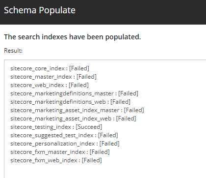 SearchStax Sitecore Schema race condition