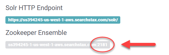 Managed Solr URLs