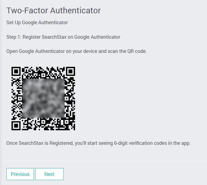 SearchStax Two-Factor Authentication