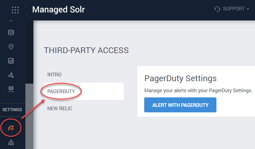 SearchStax PagerDuty Integration