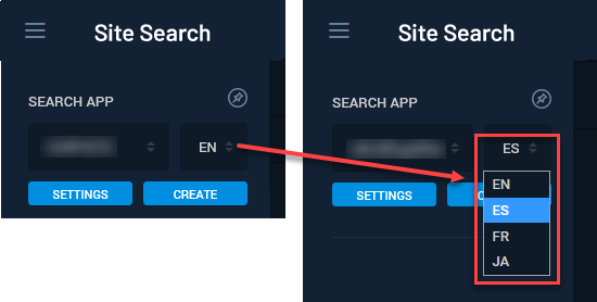 Site Search offers language-specific benefits of analytics, synonyms, stopwords, relevance modeling, ranking, result and display fields, that differ from the default English search experience. 