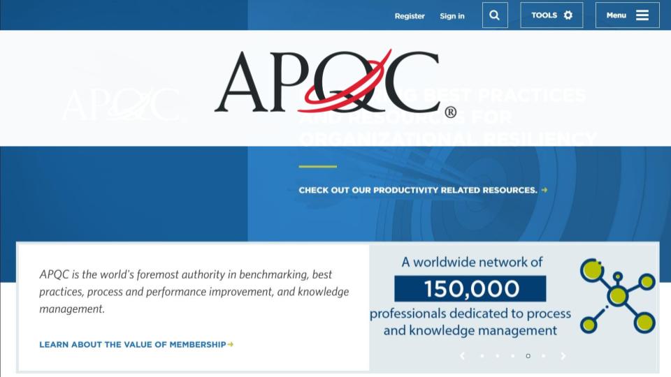 APQC Improves their Search Experience on Drupal