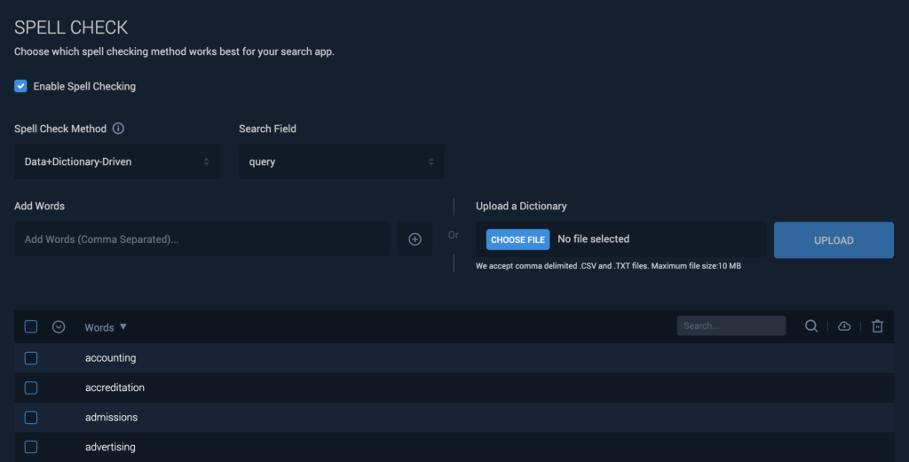 search UX best practices spell check