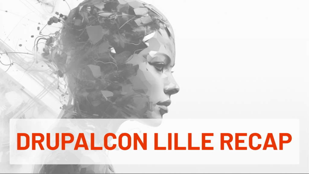 An AI generated image of a woman to signifying how much importance was placed on AI during the DrupalCon Lille conference.