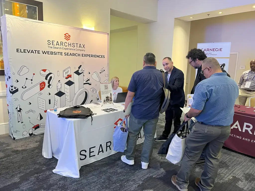 eduWeb-2024-Traffic-at-SearchStax-Booth