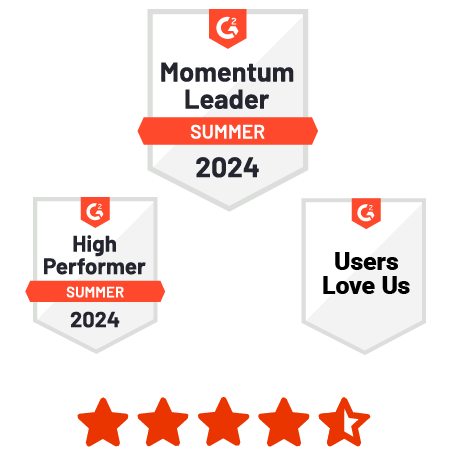 SearchStax G2 Badges for Summer 2024
