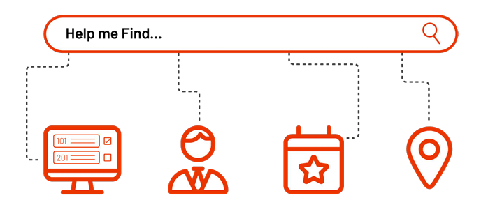 site search example for higher education websites