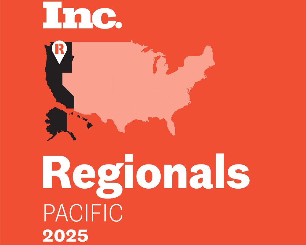 Inc. Regionals Pacific Region badge for SearchStax