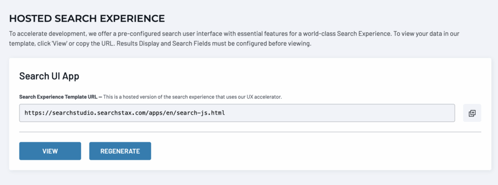 SearchStax Site Search - Hosted Search Experience