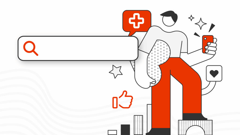 Healthcare marketing - site search as a product guide
