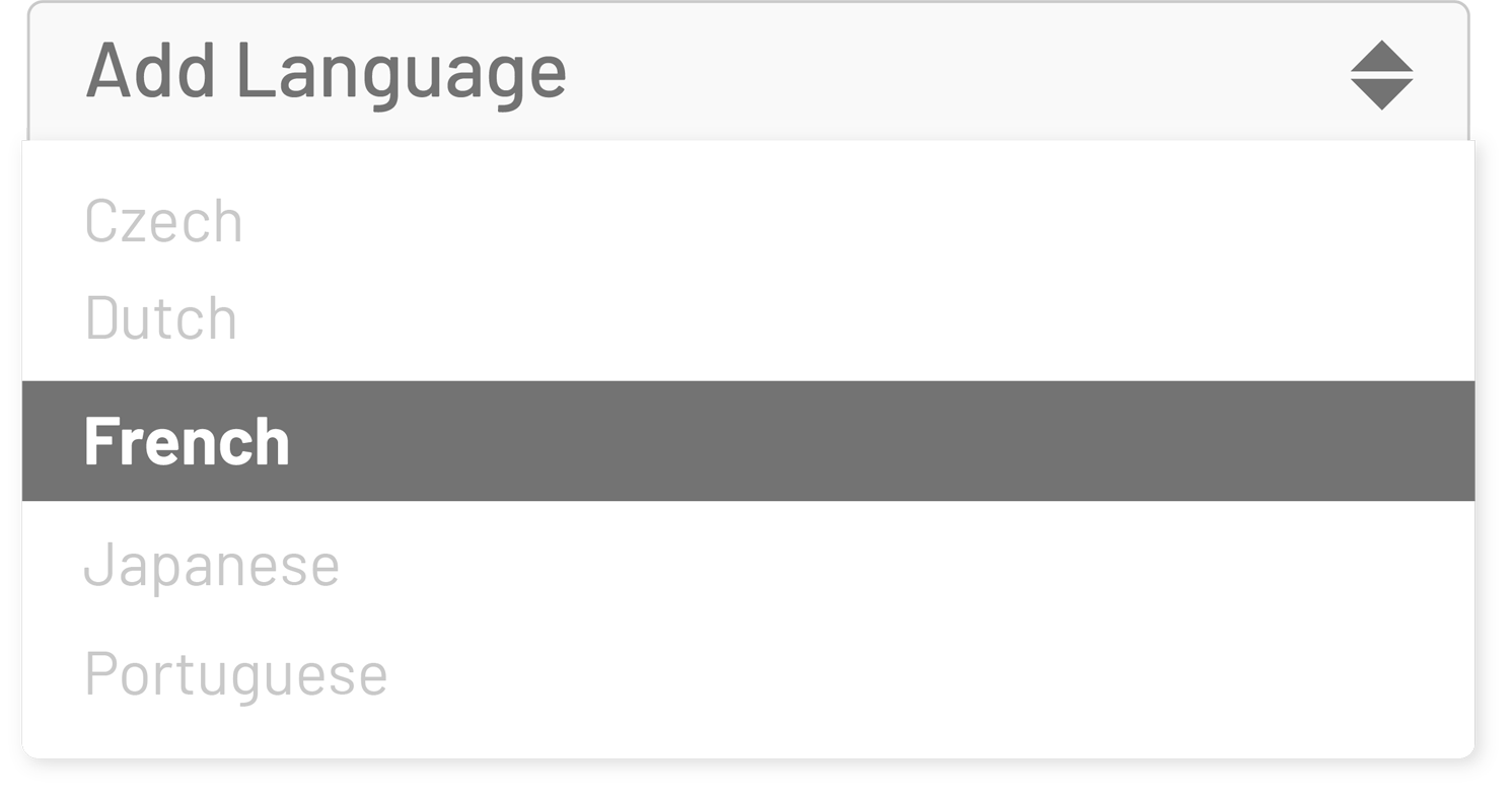 Satisfy multiple language needs
