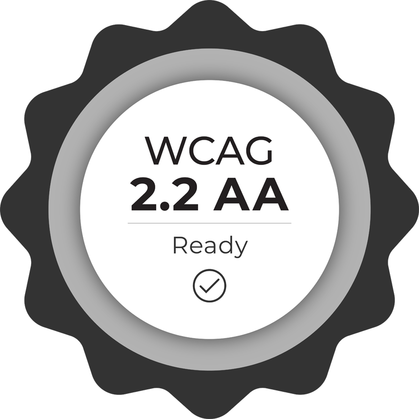 WCAG 2.2 AA Ready