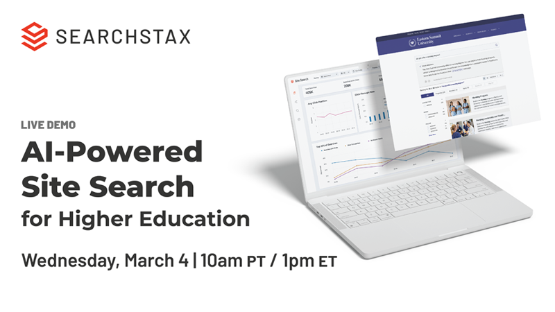 AI-Powered Site Search for Higher Education
