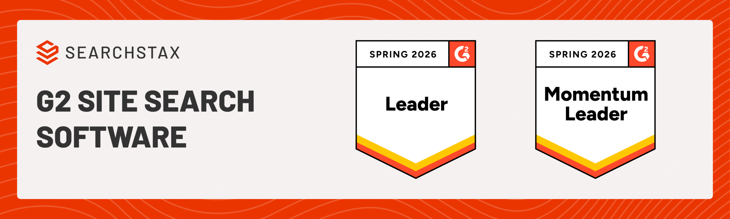 SearchStax earns #1 recognition for G2s Site Search software category, Spring 2026 report